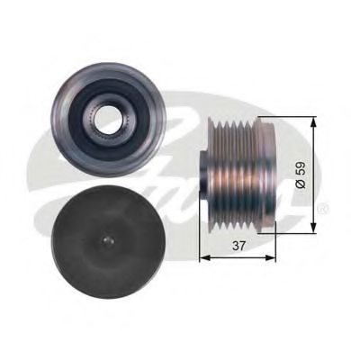 GATES OAP7133 Alternator Freewheel Clutch